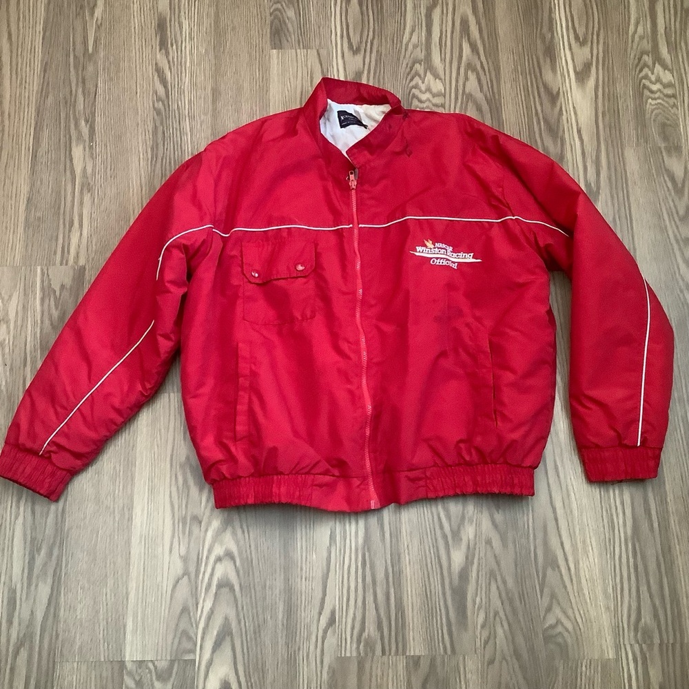 Norman Todd NASCAR Winston  Racing Official Jacket Embroidered USA Size XL Flaws